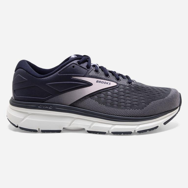 Tenis Brooks Correr Dyad 11 Mujer Zapatillas En Asfalto - Grises / Rosas / Lavanda (6275XKHRN)